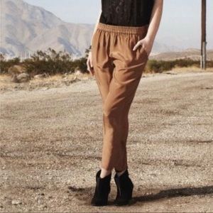 Club Monaco Silk Cropped Pant